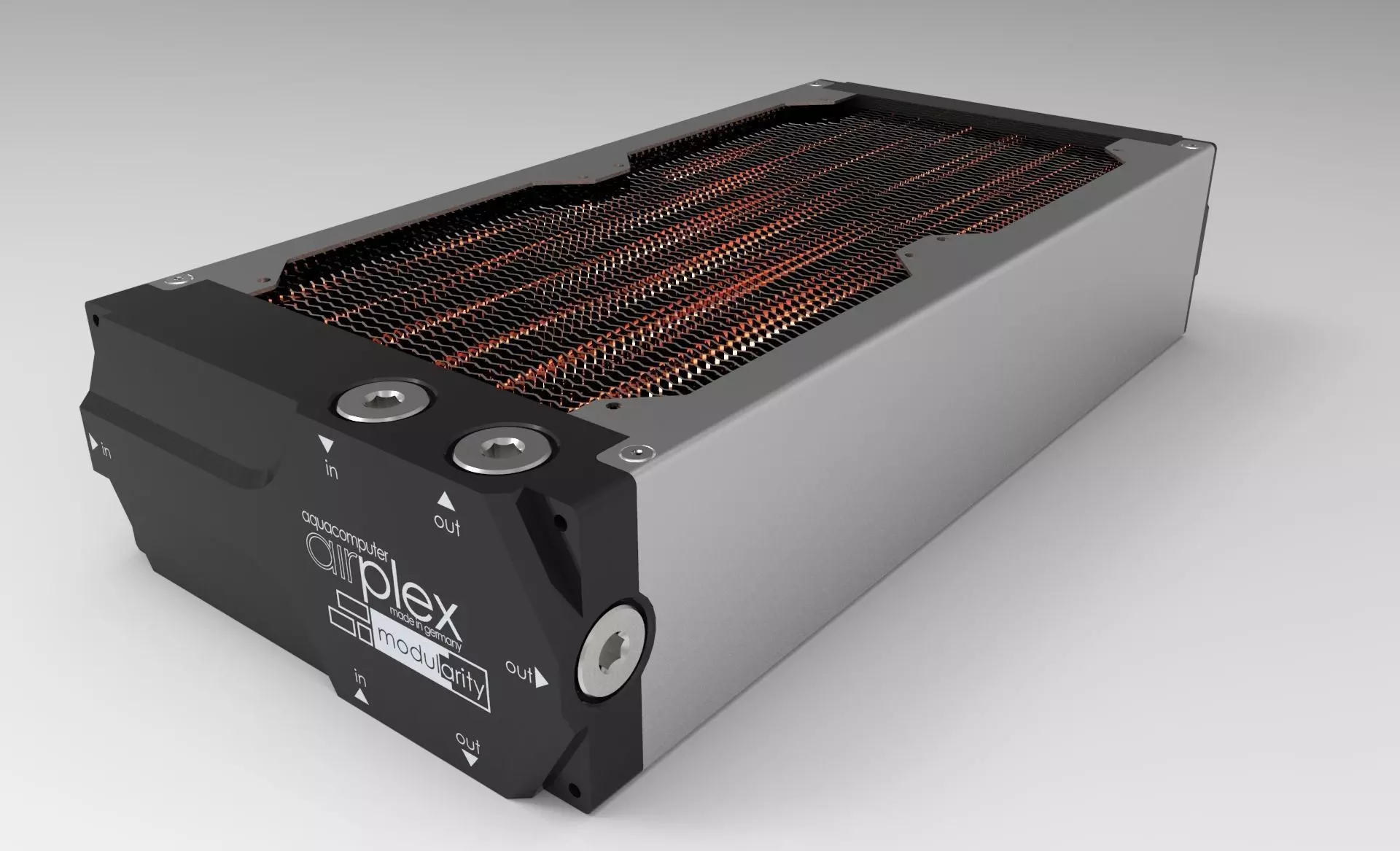 Aquacomputer Airplex Modularity 240mm Radiator 3D model_0