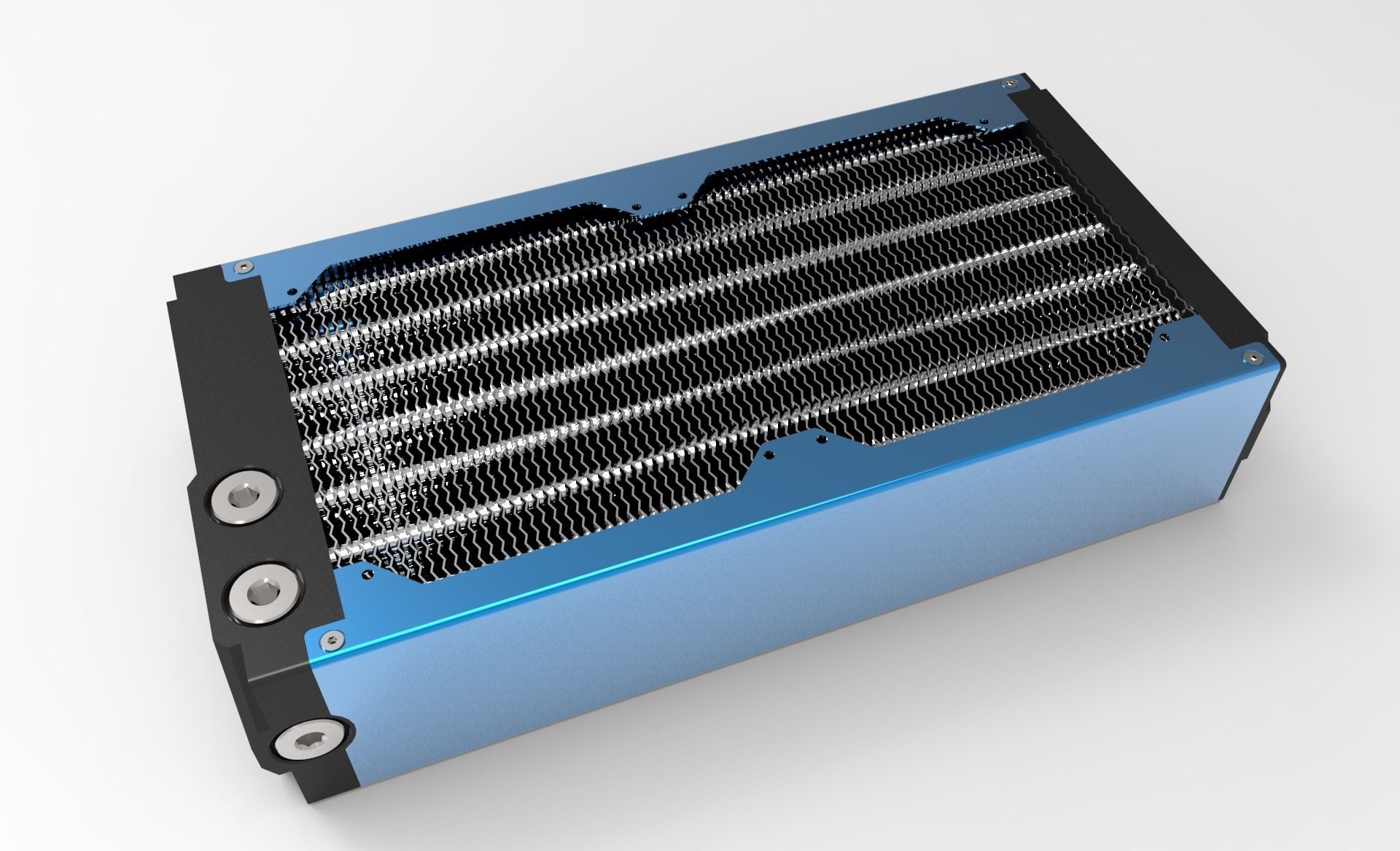 Aquacomputer Airplex Modularity 240mm Radiator 3D model_2