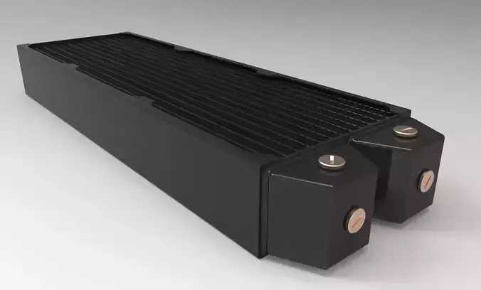 Alphacool NexXxoS UT60 420mm Radiator 3D model