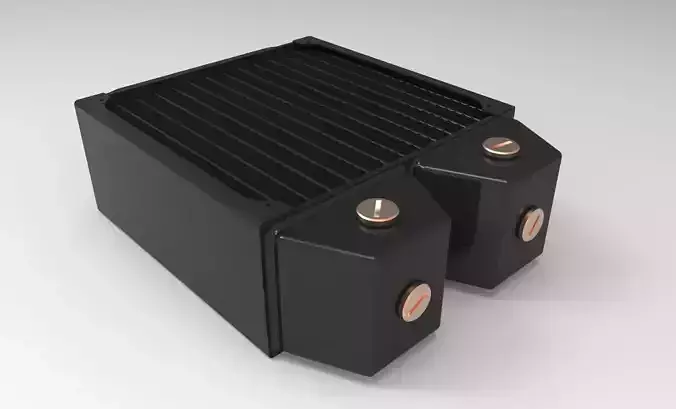 Alphacool NexXxoS UT60 140mm Radiator 3D model