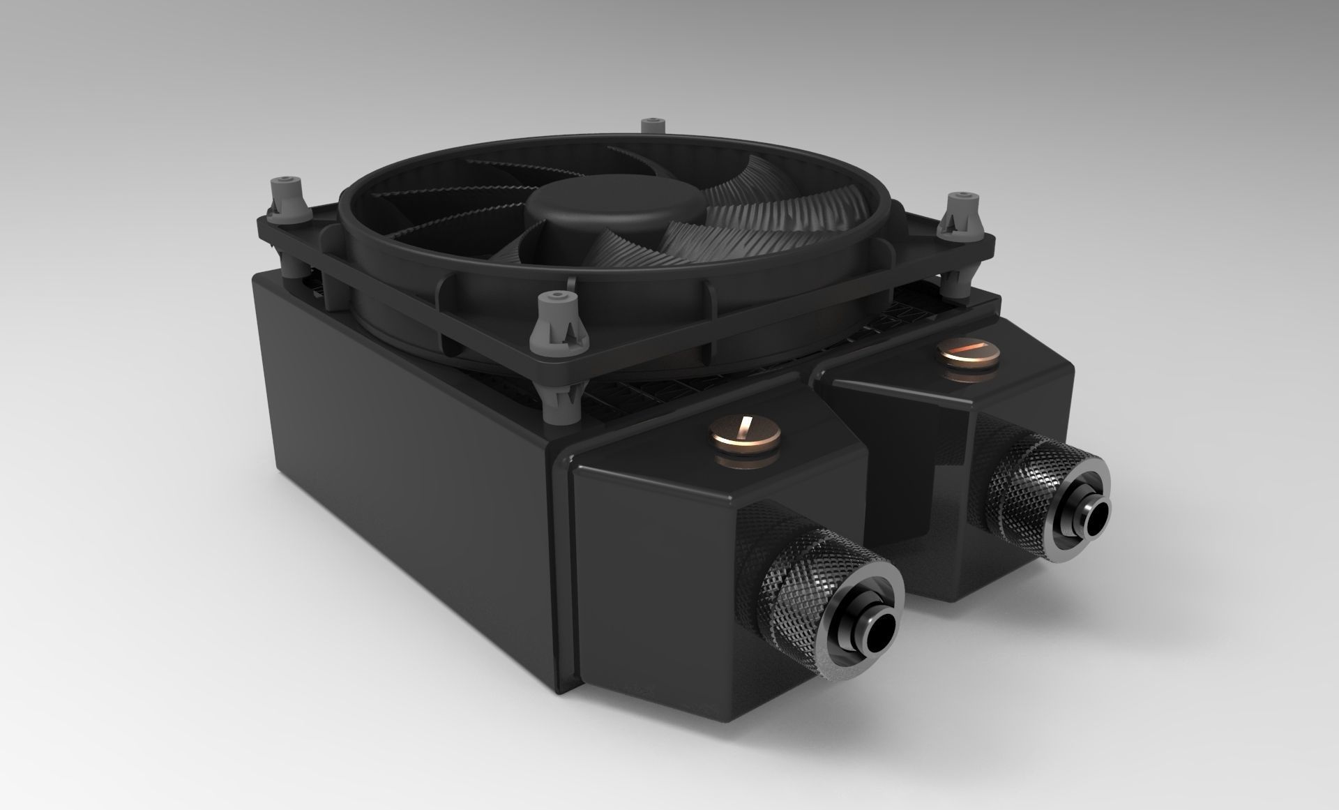 Alphacool NexXxoS UT60 140mm Radiator 3D model_3