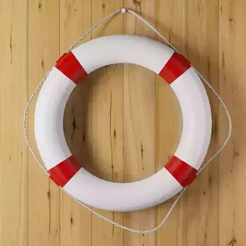 Lifebuoy life preserver 3D model