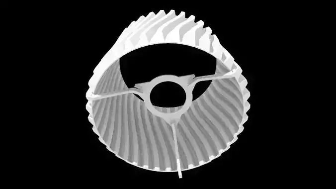 Lampshade with mount - Gear A3 model 3D print model