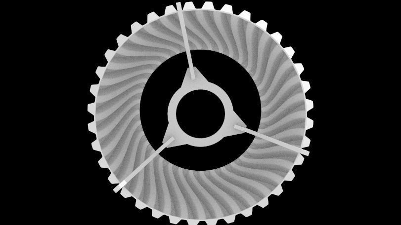 Lampshade with mount - Gear A3 model 3D print model_3