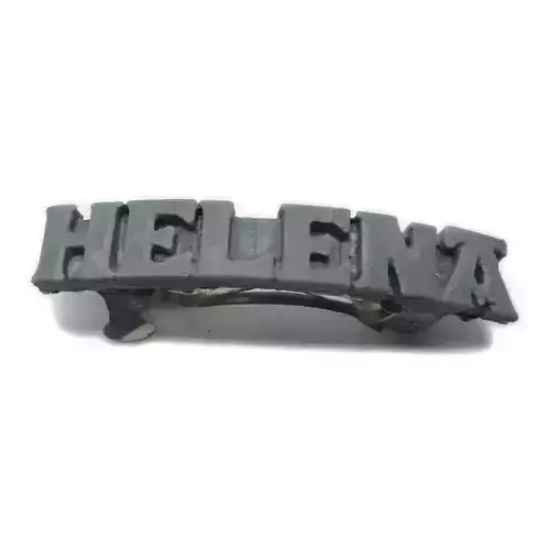 HELENA Personalized Hair Barrete 40-45 3D print model