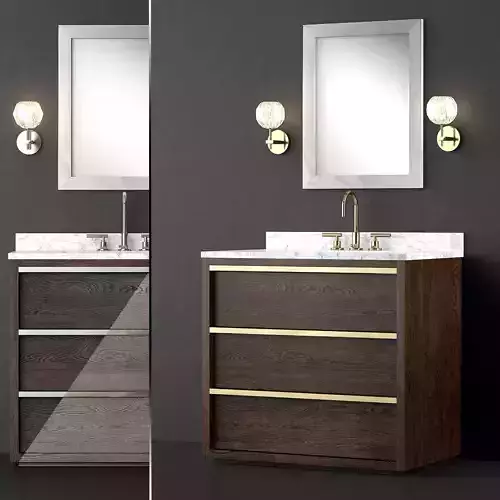 Washbasin Bezier 3 colors