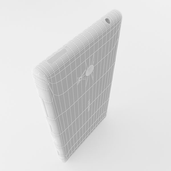 Nokia lumia 720 Yellow 3D model_12