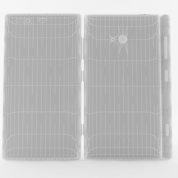 Nokia lumia 720 Yellow 3D model_10