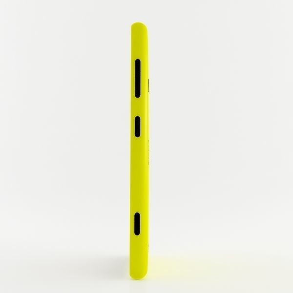 Nokia lumia 720 Yellow 3D model_4
