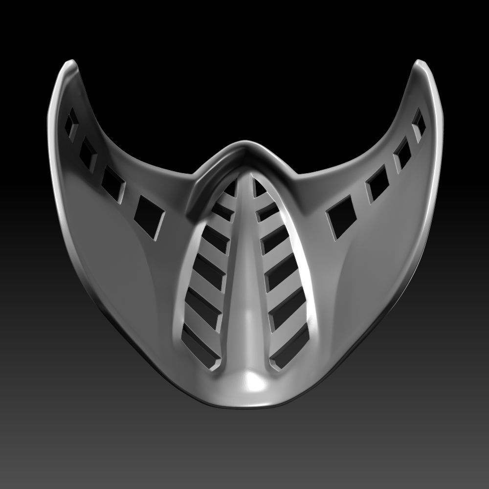 Classic Scorpion Mask Mortal Kombat 11 3D Printable Model 3D print model_3