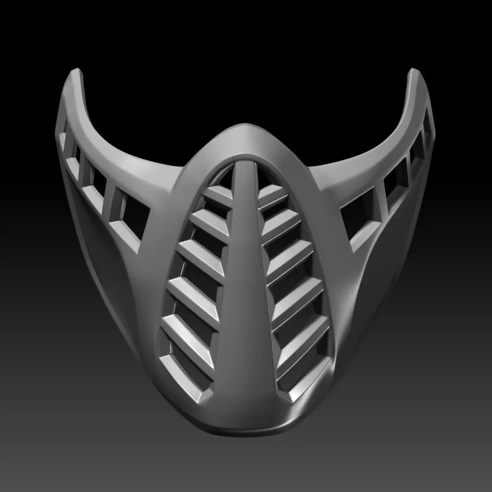 Classic Scorpion Mask Mortal Kombat 11 3D Printable Model 3D print model_0