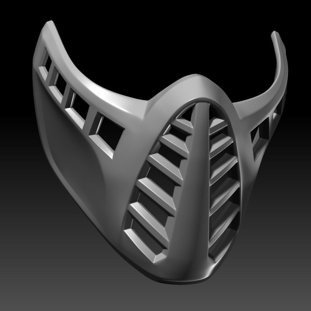 Classic Scorpion Mask Mortal Kombat 11 3D Printable Model 3D print model_1