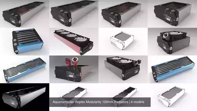 Aquacomputer Airplex Modularity 120mm Radiators