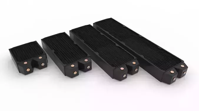 Alphacool NexXxoS UT60 140mm Radiators 3D Model Collection