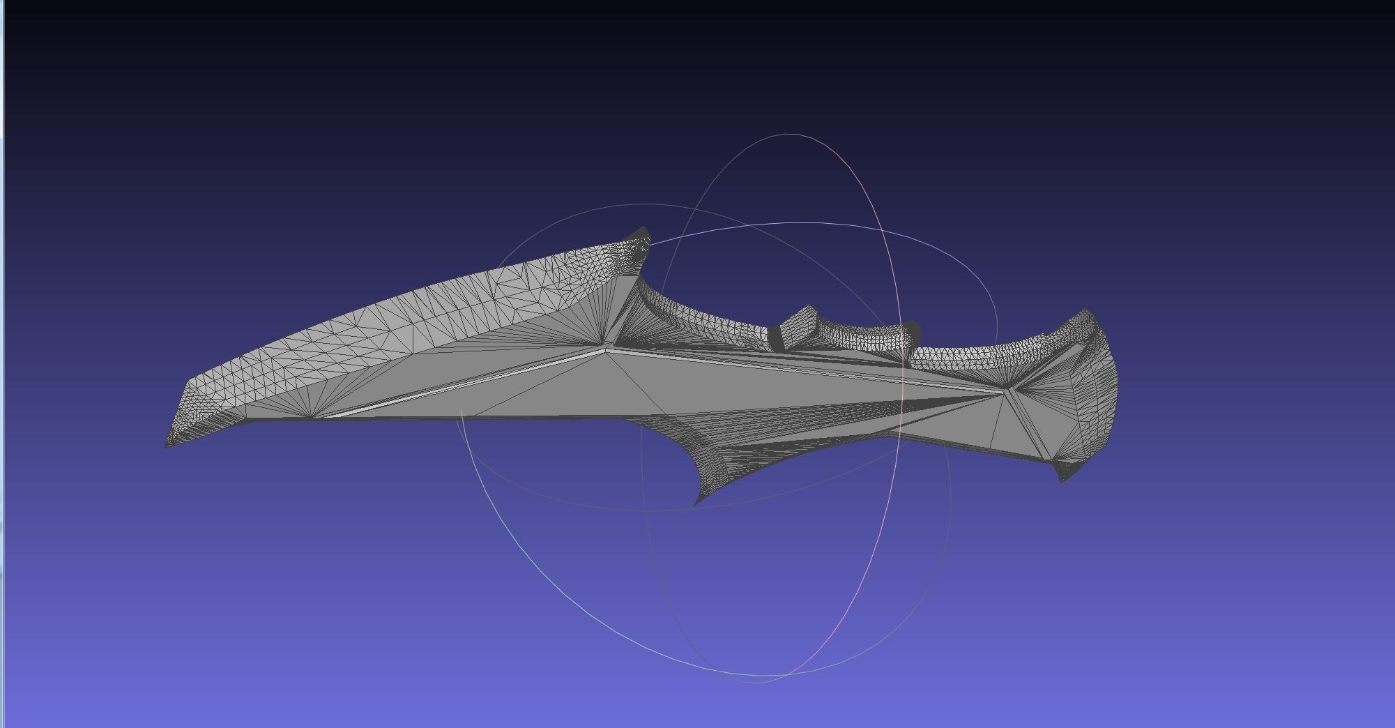 Basic Batman Batarang Model 3D print model_15