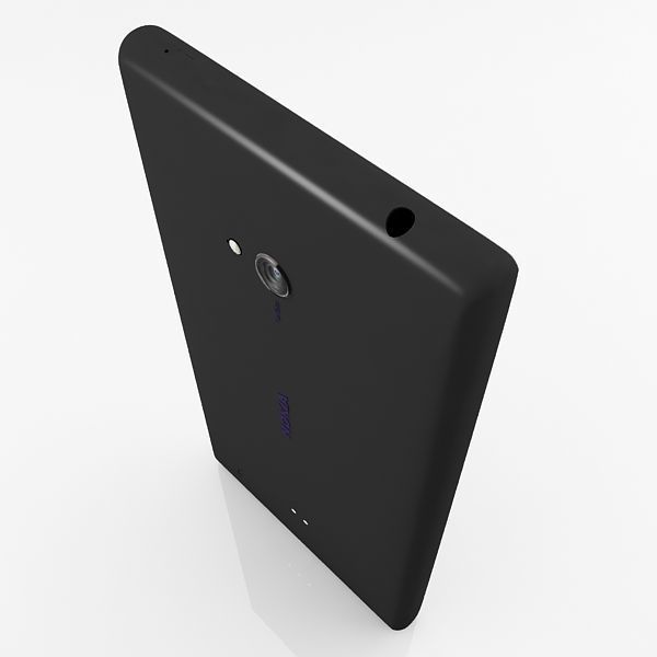 Nokia lumia 720 Black 3D model_8