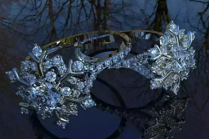 Wedding ring 7 3D print model Wedding ring 7 3D print model