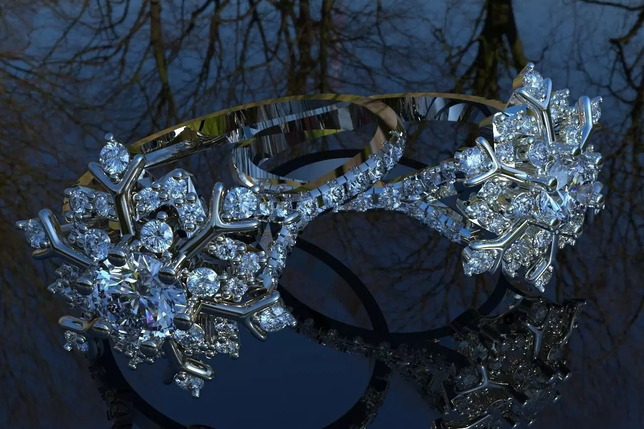 Wedding ring 7 3D print model_0