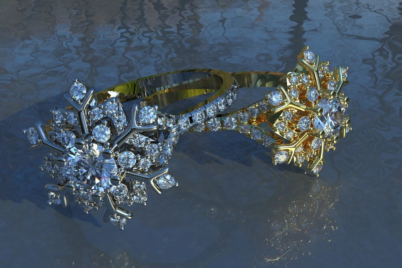 Wedding ring 7 3D print model_1