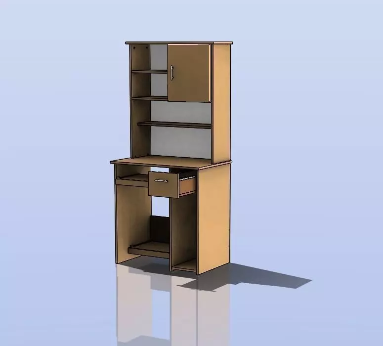 study desk Free 3D model