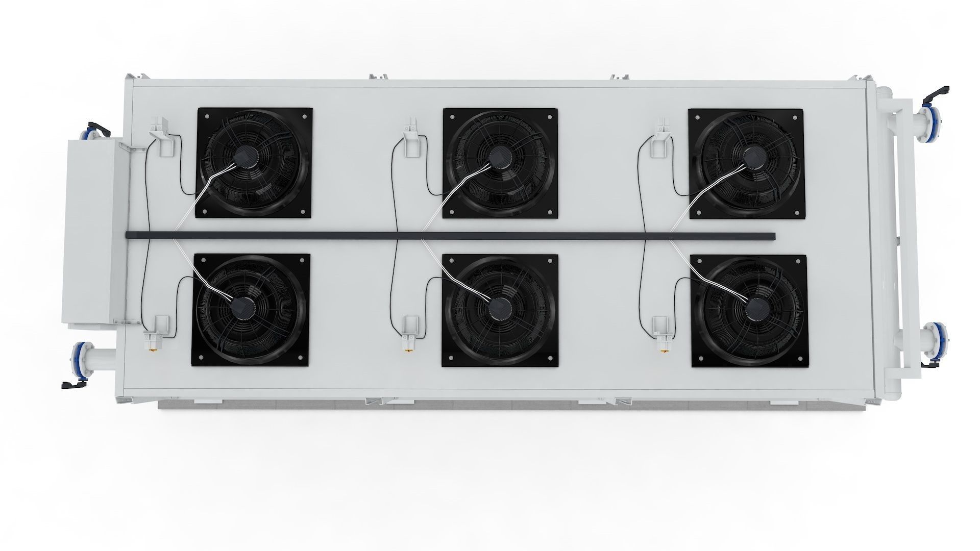 Industrial Radiator Chiller Cooler 3D model_5