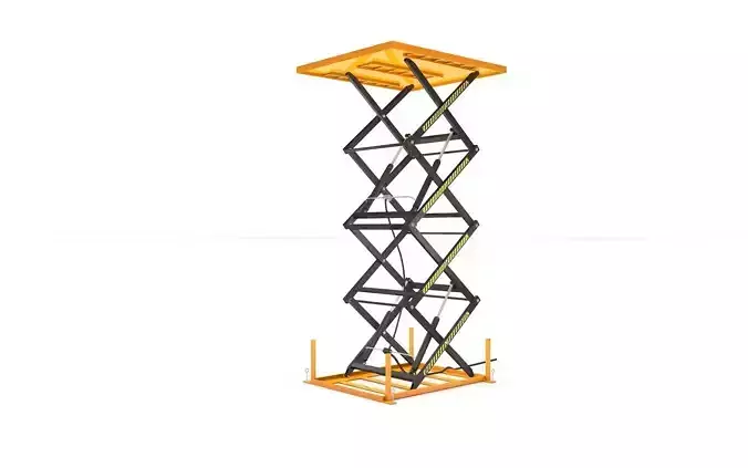 Load Lifting Platform Scissors Lift 3D model