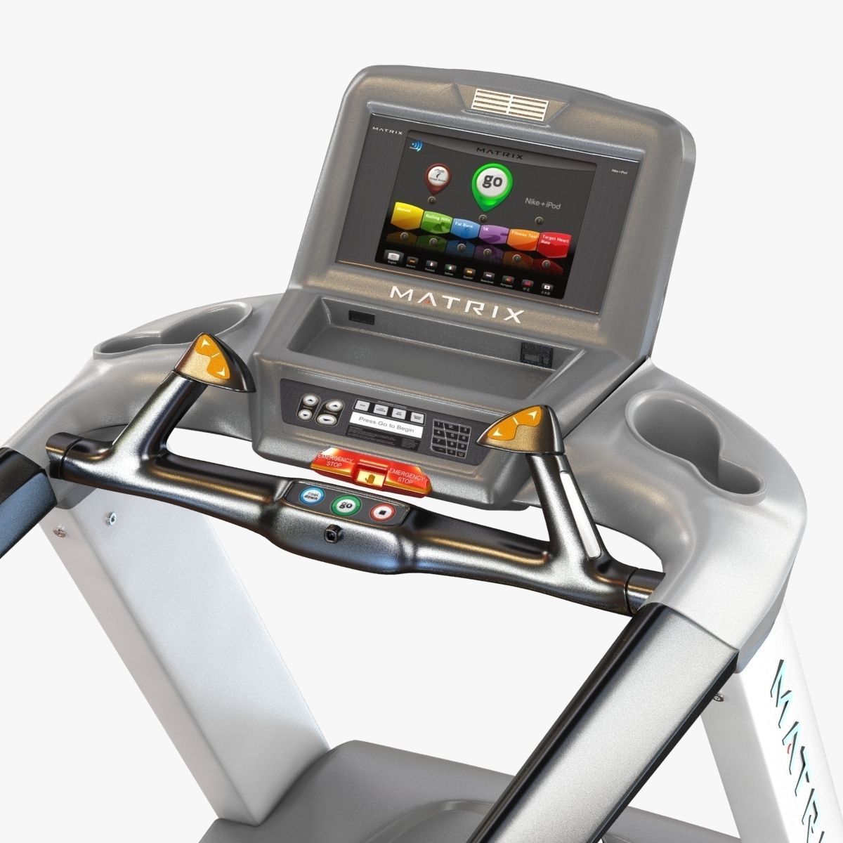 matrix fitness T7xe Treadmill 3D model_3
