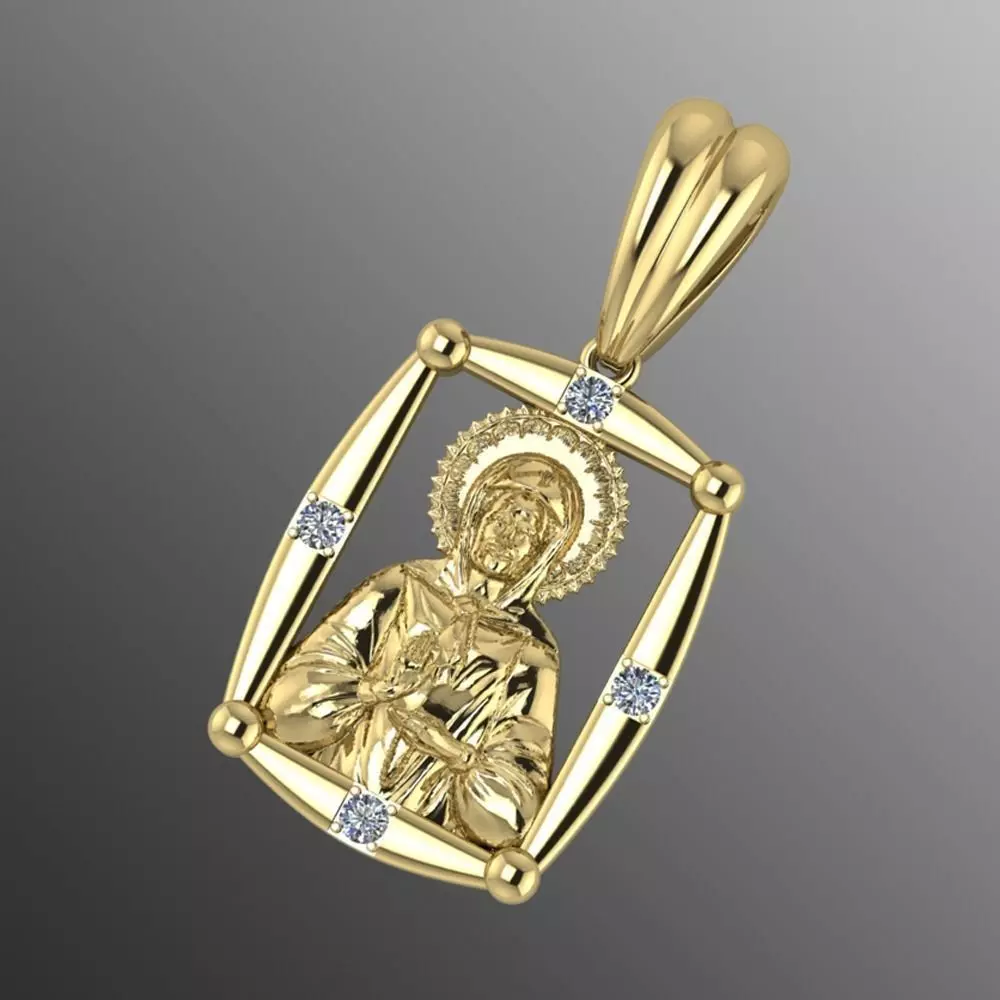 Pendant od 9 3D print model_0