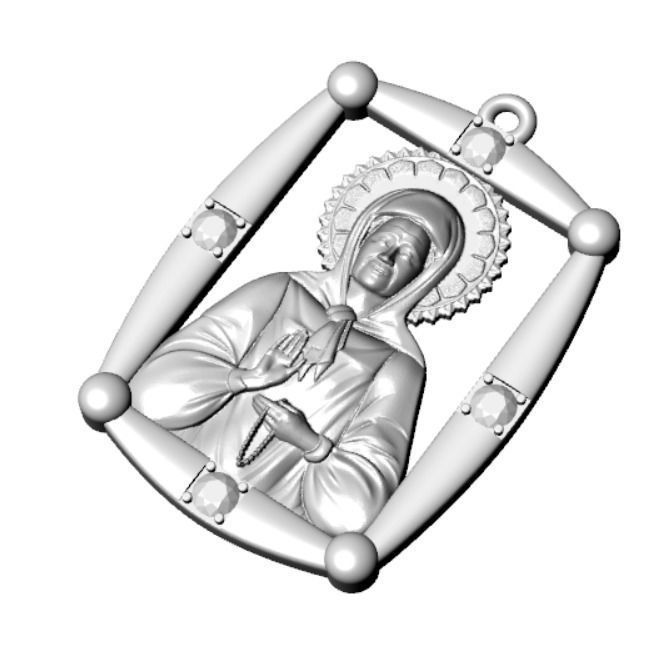 Pendant od 9 3D print model_18
