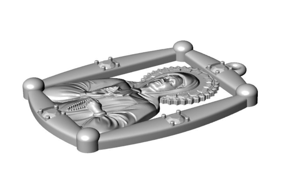 Pendant od 9 3D print model_20