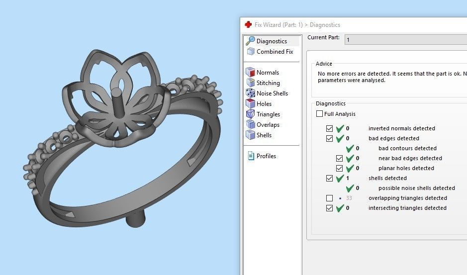 Women Pearl and Diamonds Ring Design 3dm stl vintage 3D print model_21