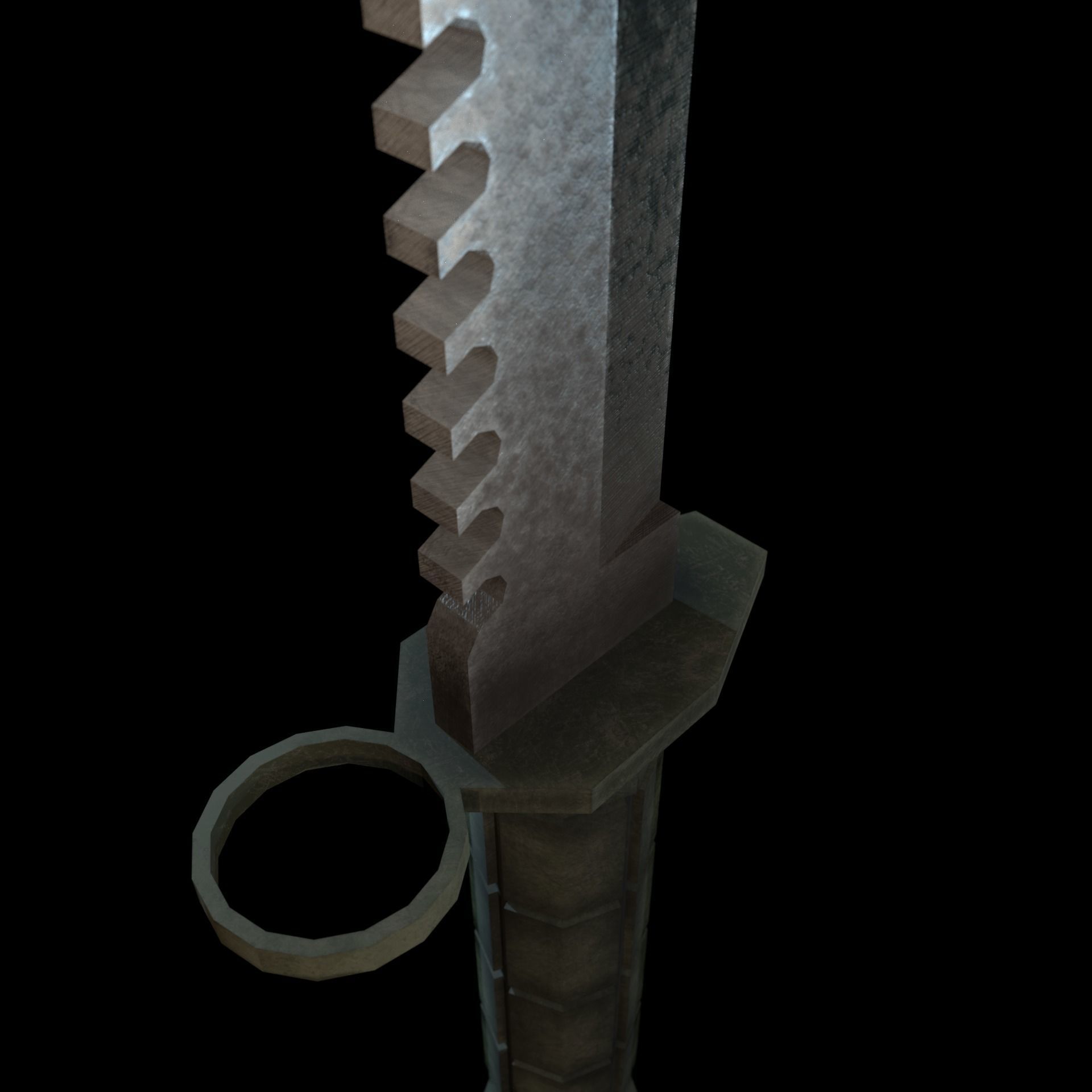 Survival Melee Weapon 5-pack  3D model_19