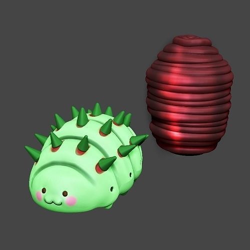 Fabre and Pupa Fan Art STL for 3DPrint 3D print model