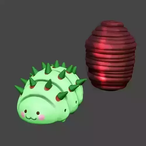 Fabre and Pupa Fan Art STL for 3DPrint 3D print model
