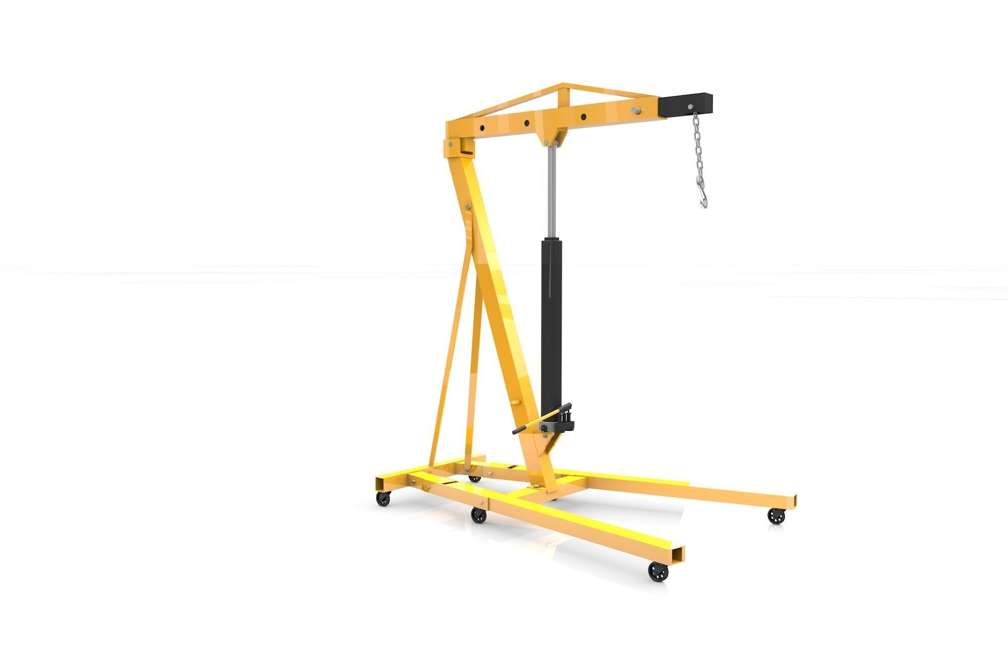 Car Engine Hoist 3D model_8