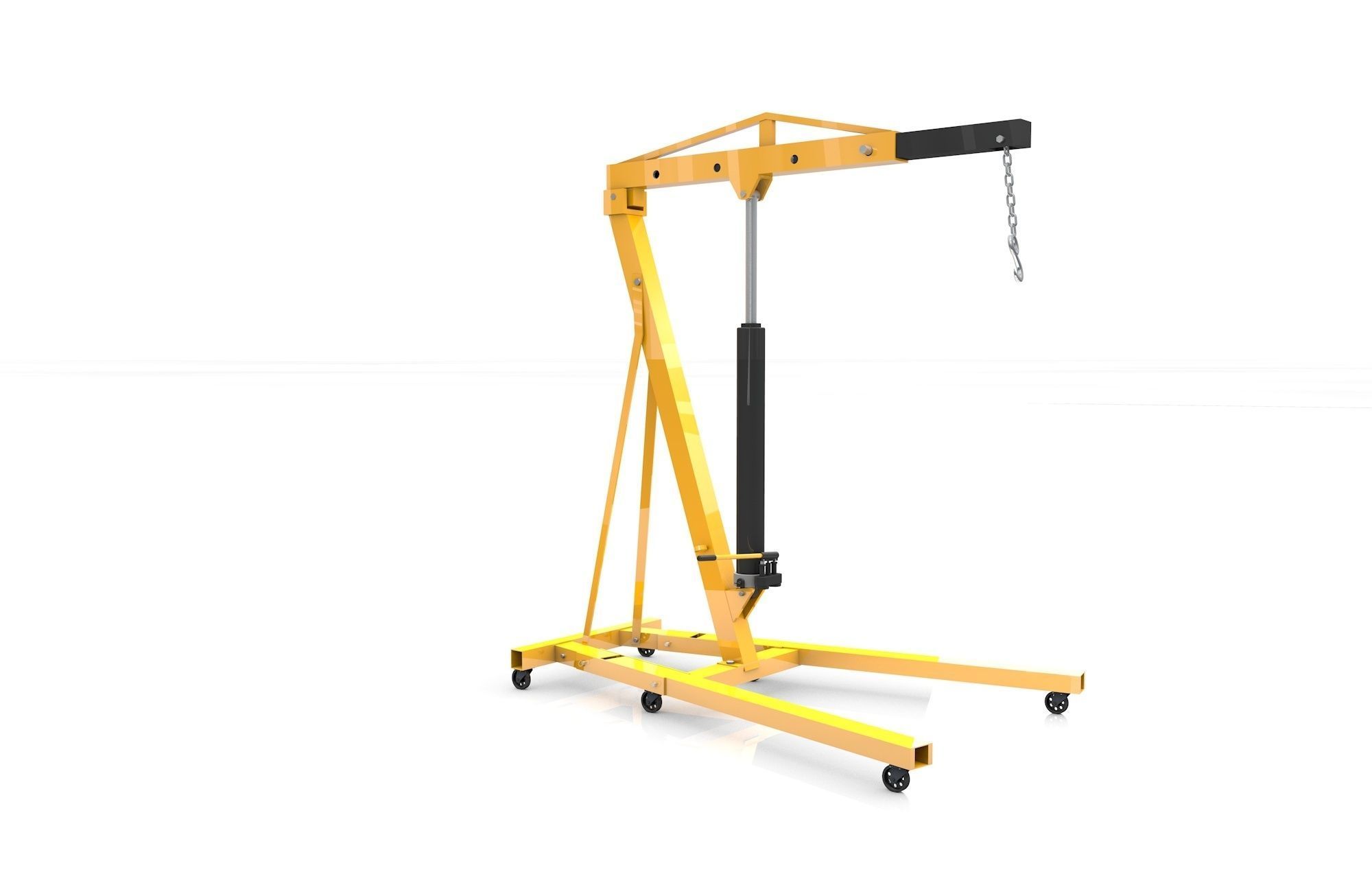 Car Engine Hoist 3D model_10