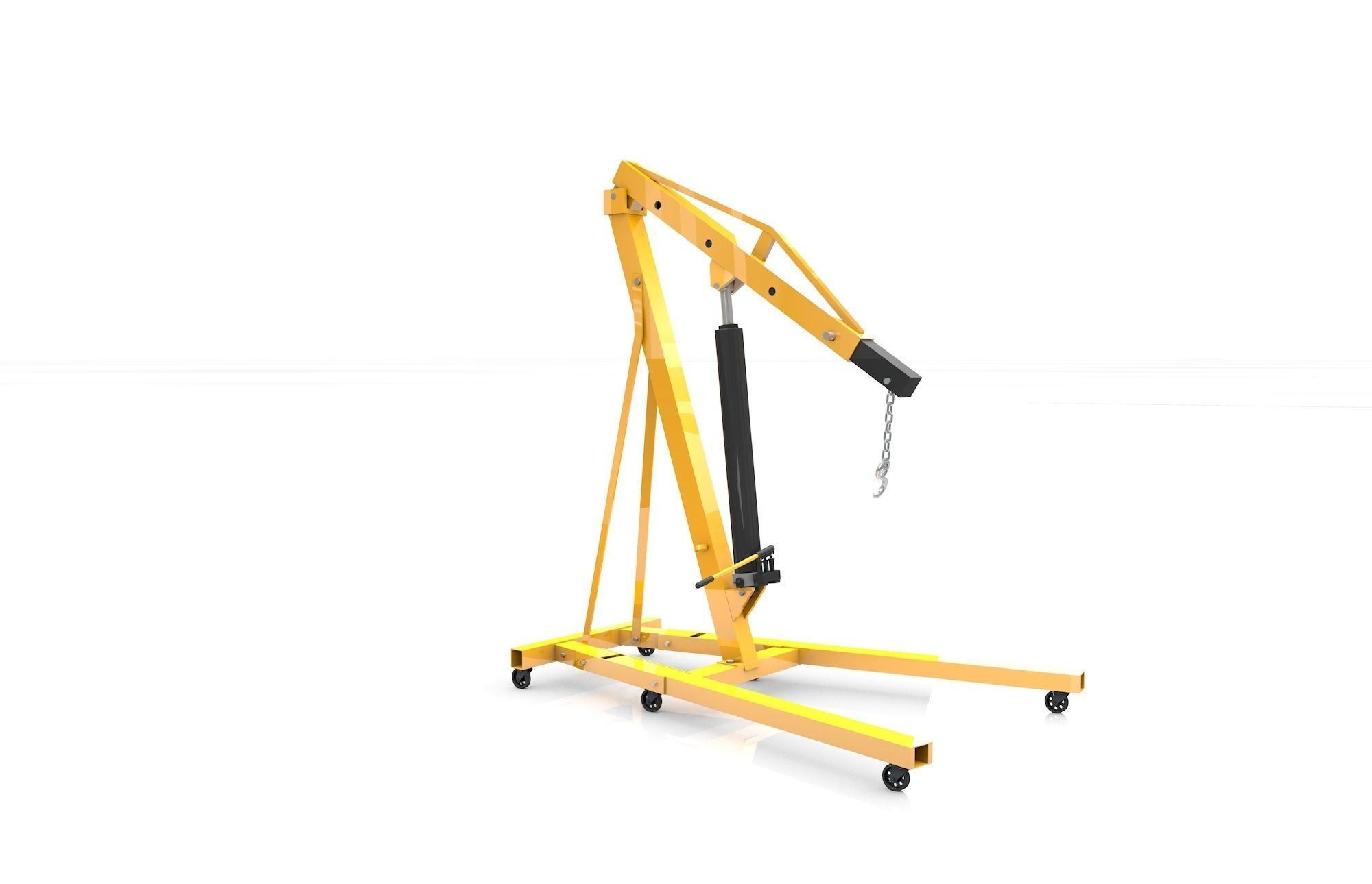 Car Engine Hoist 3D model_4