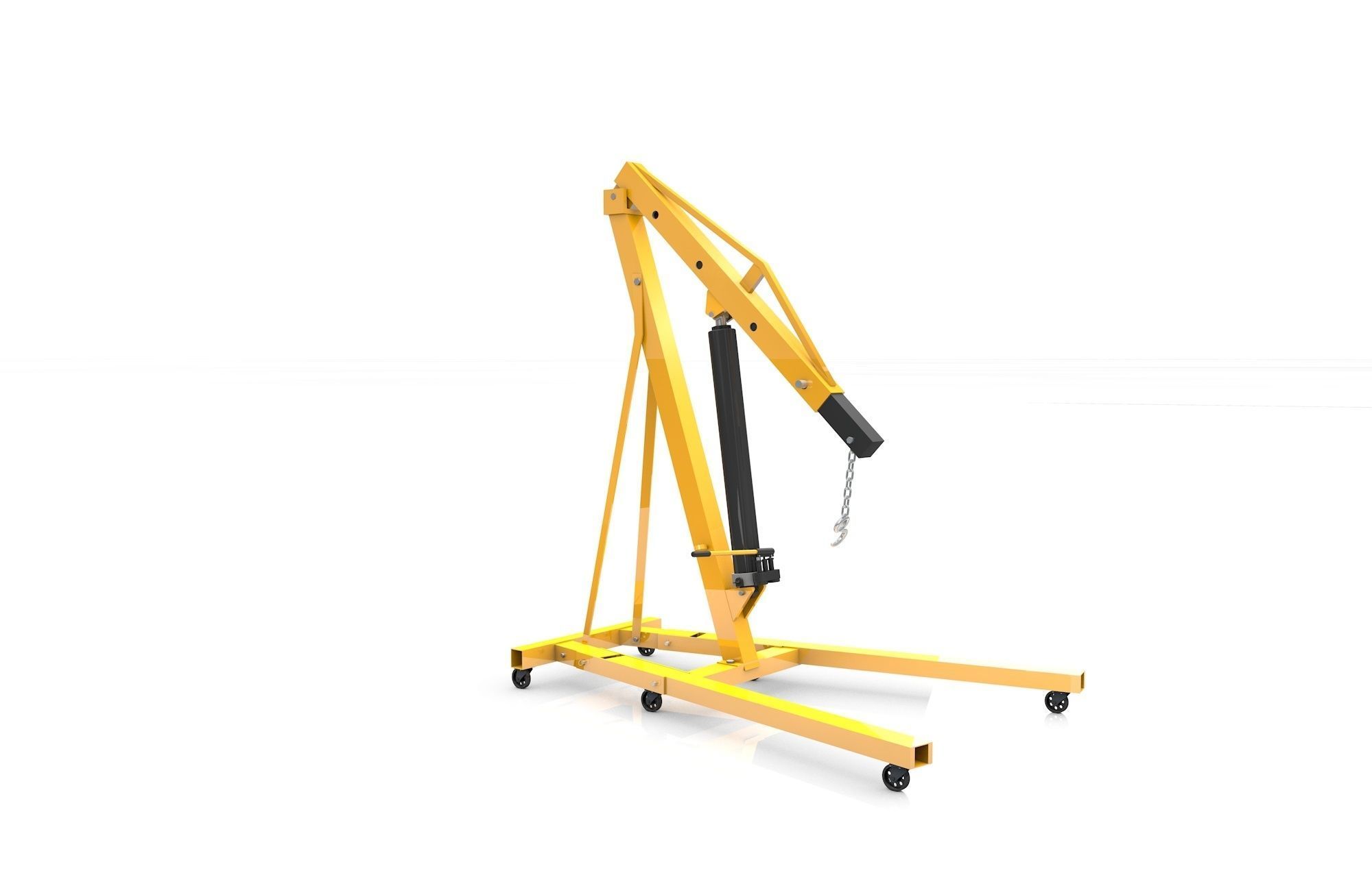 Car Engine Hoist 3D model_3