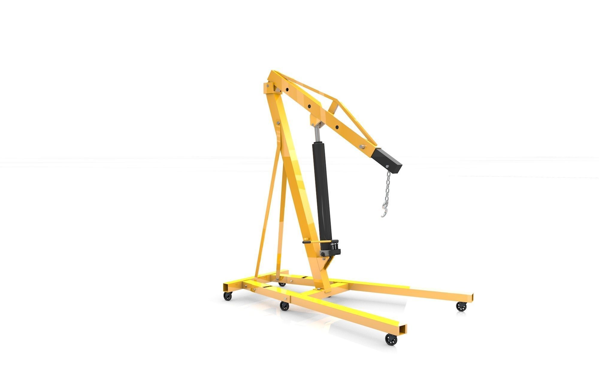 Car Engine Hoist 3D model_5