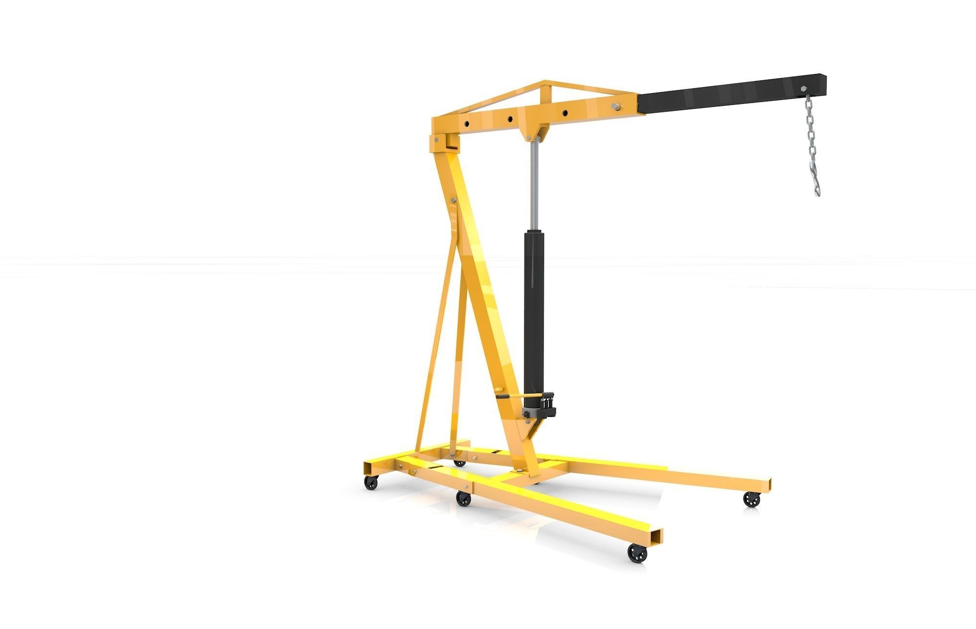 Car Engine Hoist 3D model_9