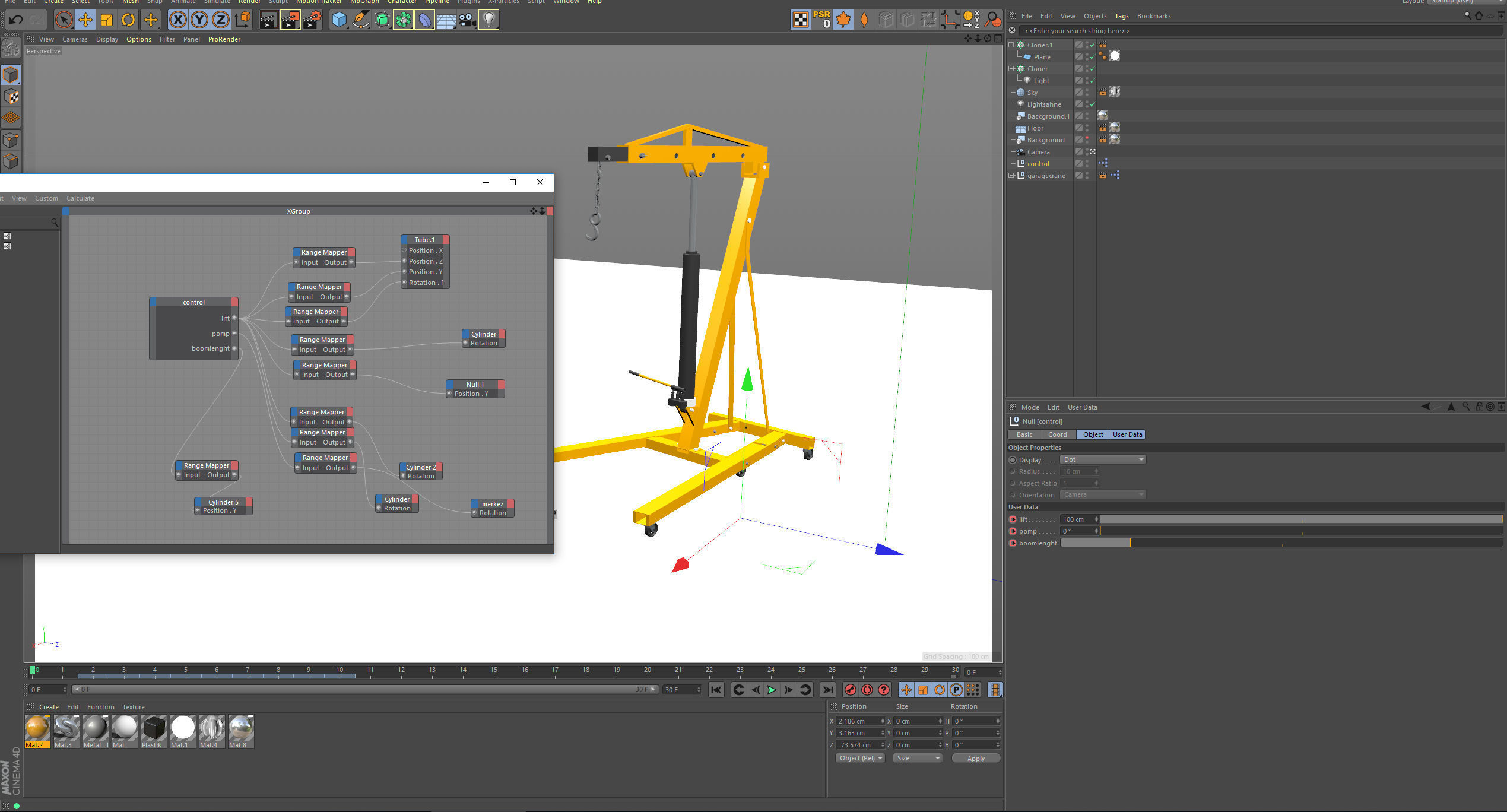 Car Engine Hoist 3D model_11