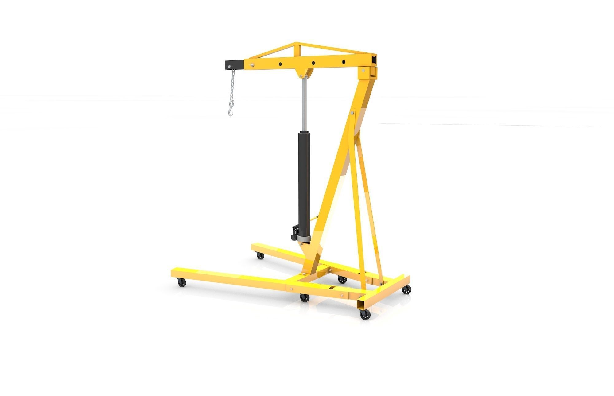 Car Engine Hoist 3D model_1