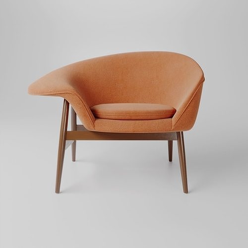 Hans Olsen Fried Egg Lounge Chair model 3D model