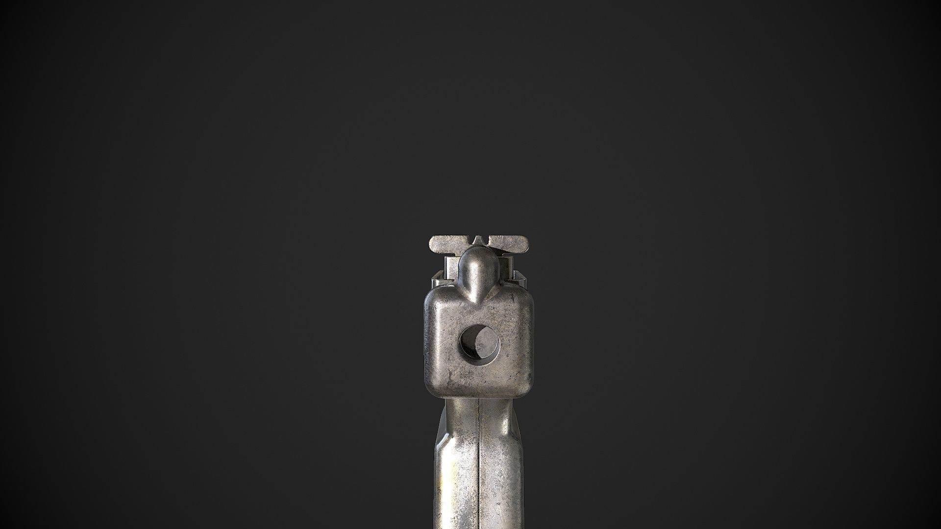 FP-45 Liberator Low-poly 3D model_12