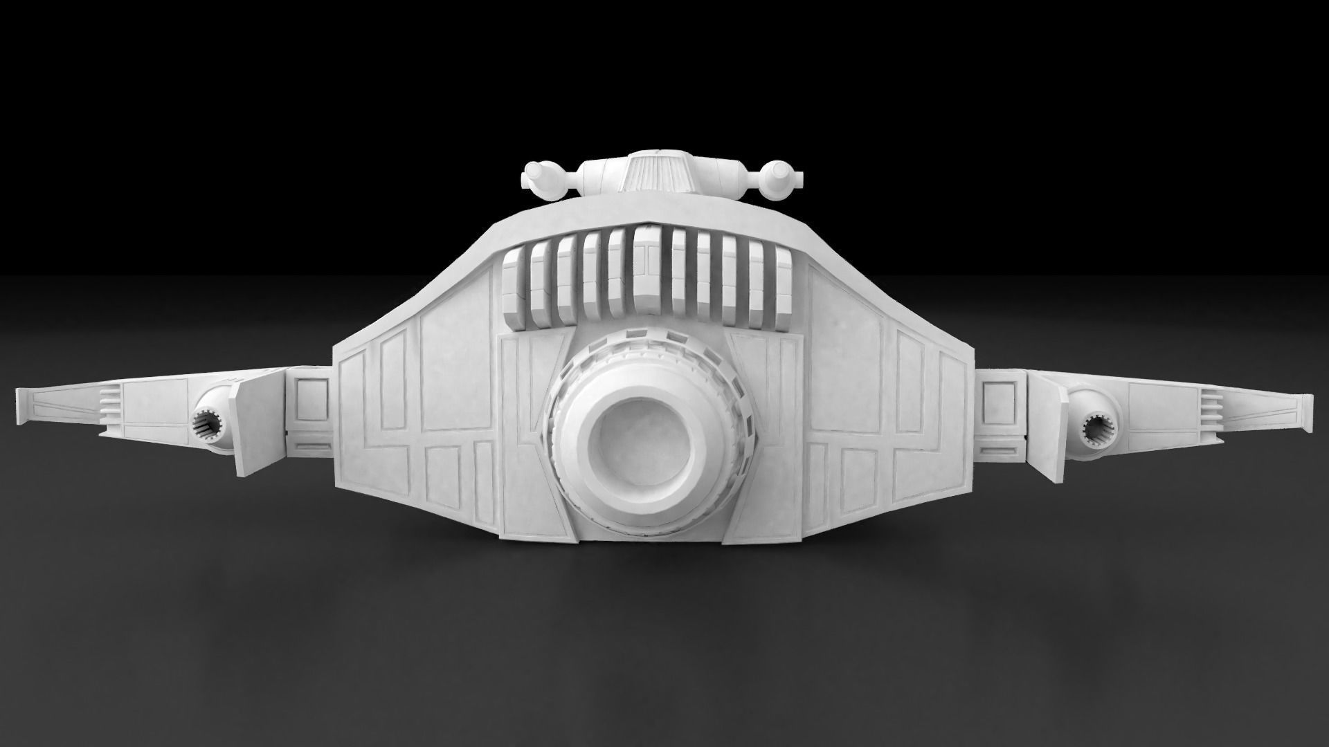 Starfighter Spaceship 3D print model_5