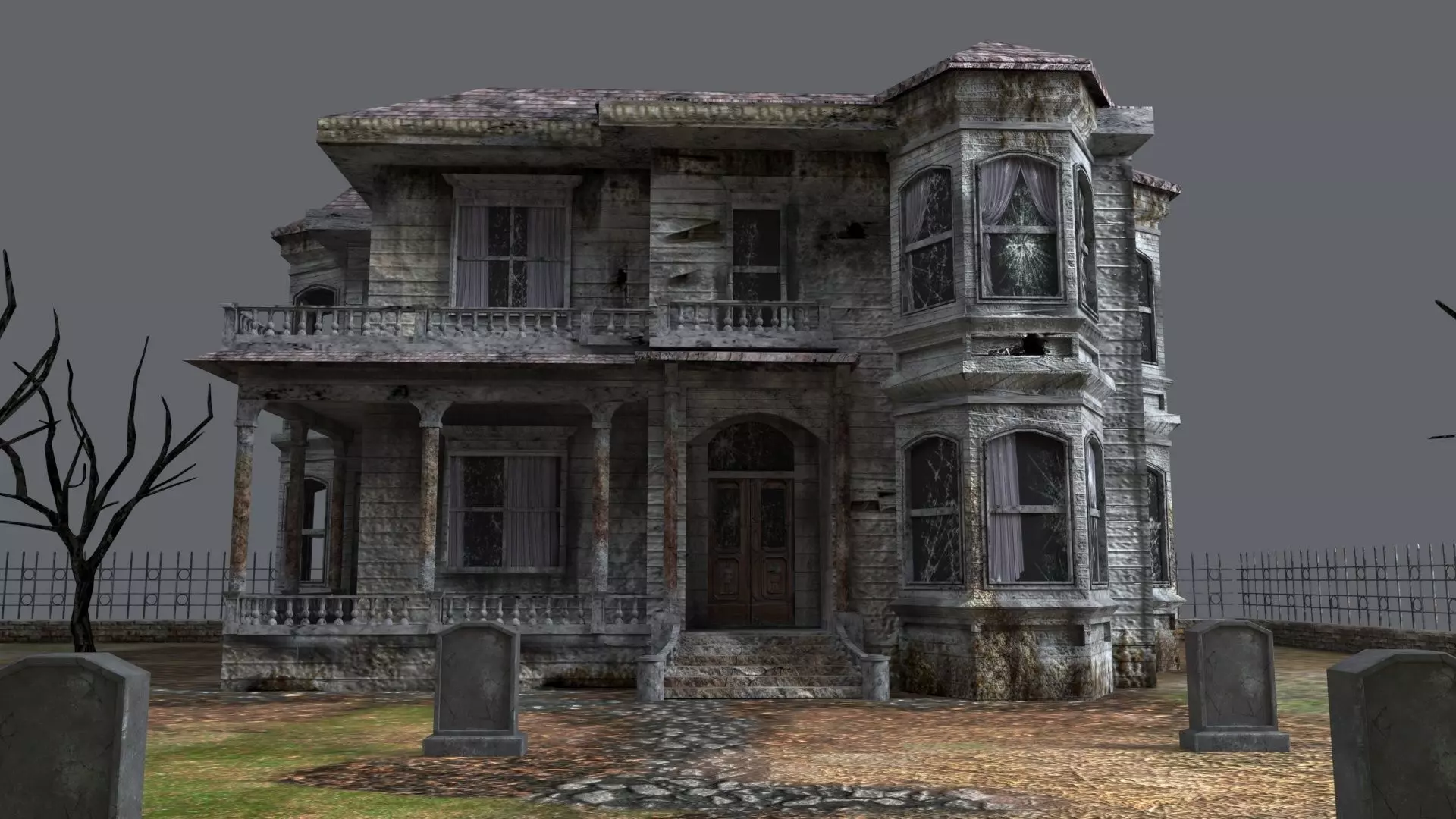 haunted house model 3D model