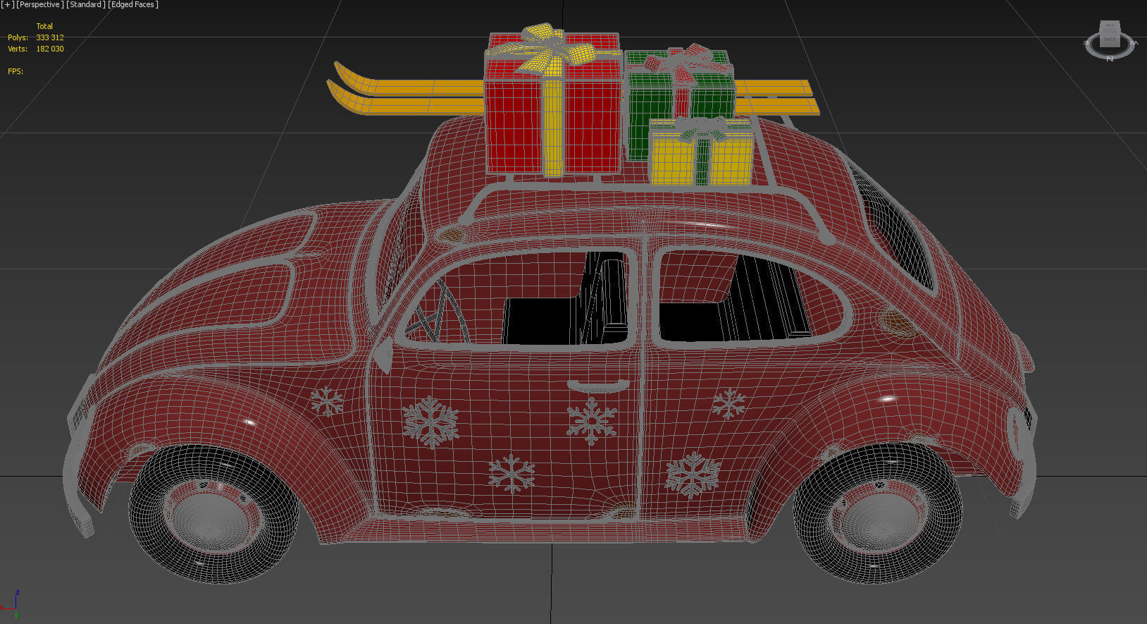 Toy car 3D model_2