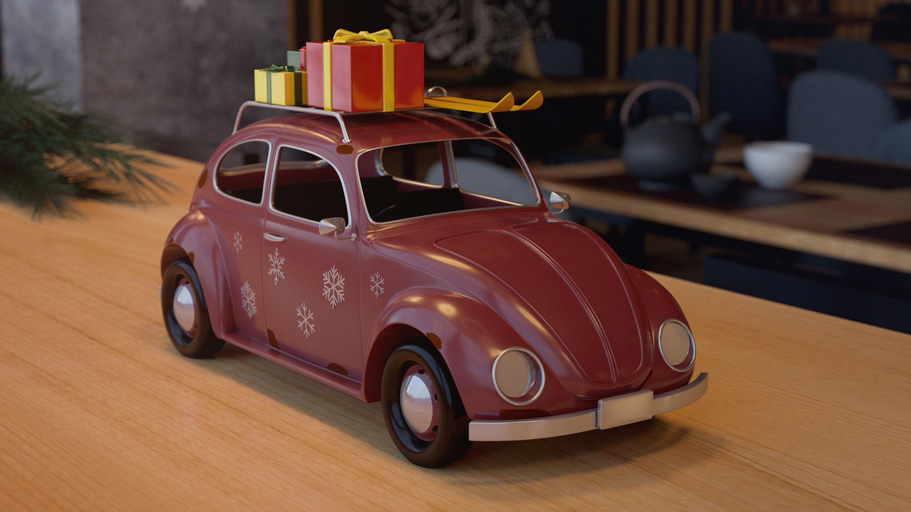 Toy car 3D model_1