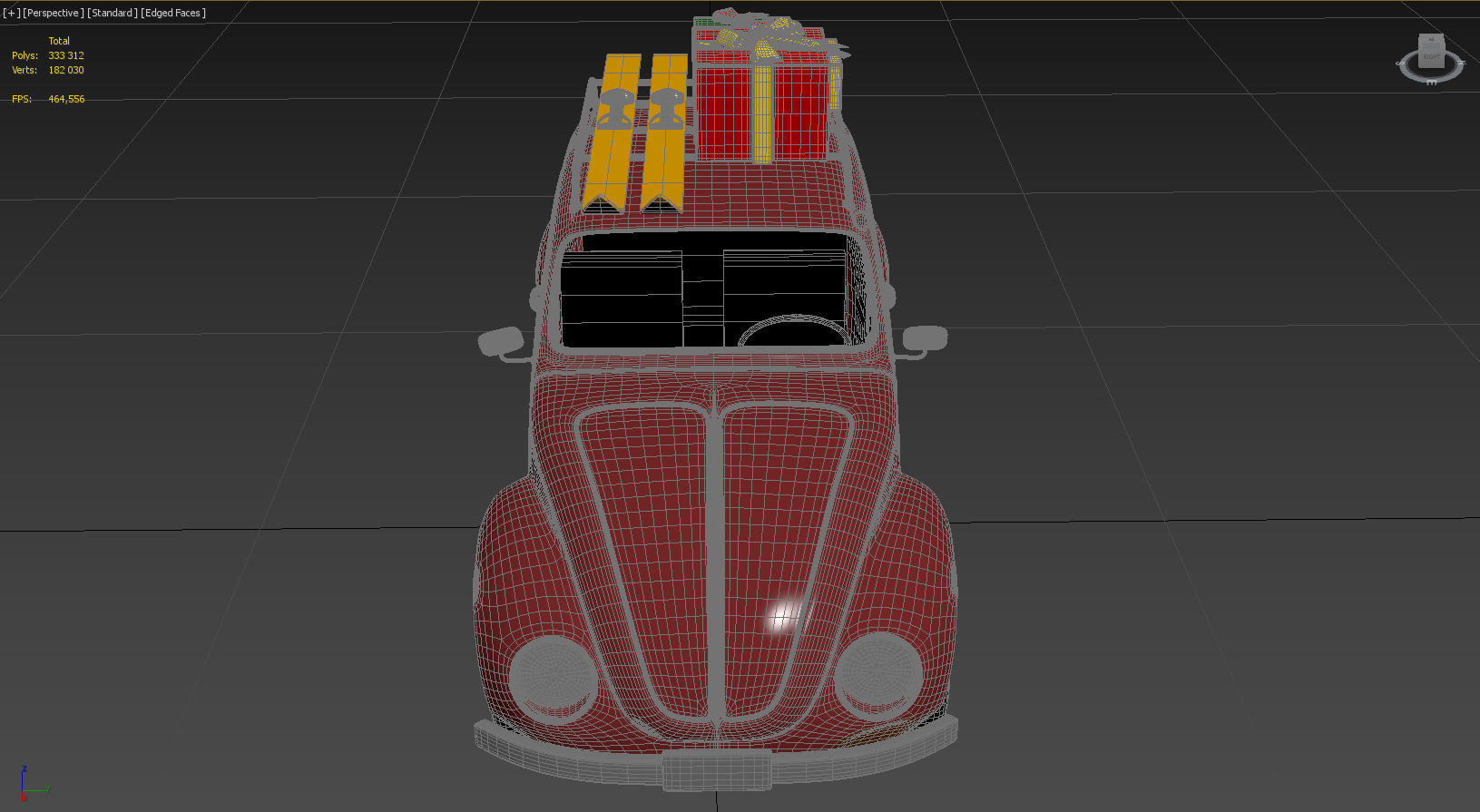 Toy car 3D model_4