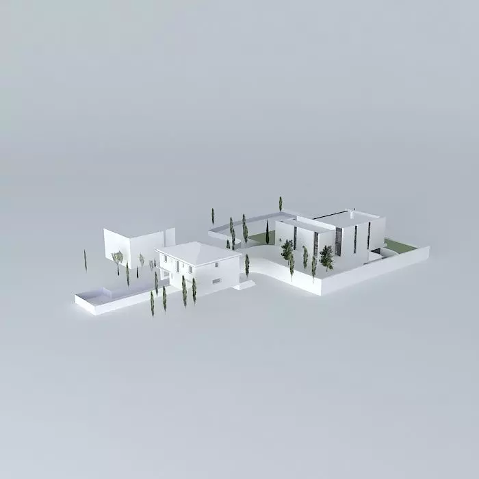 20120206AVBT modern house Free 3D model